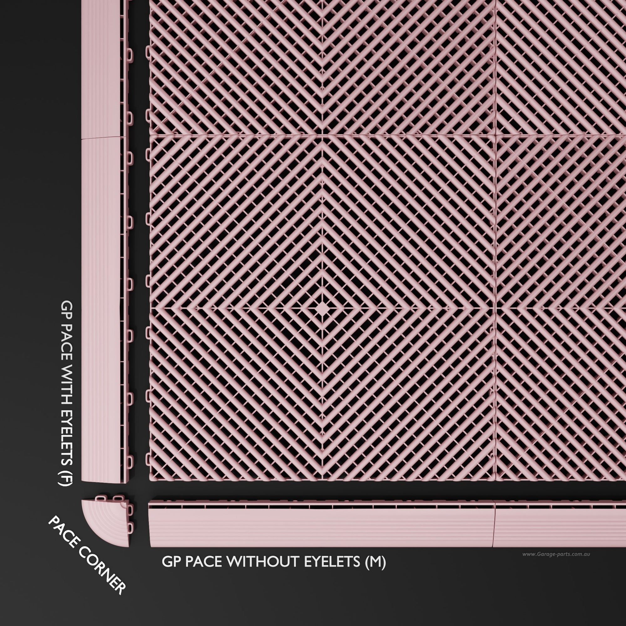 GP FLOOR PACE Edge Baby Pink
