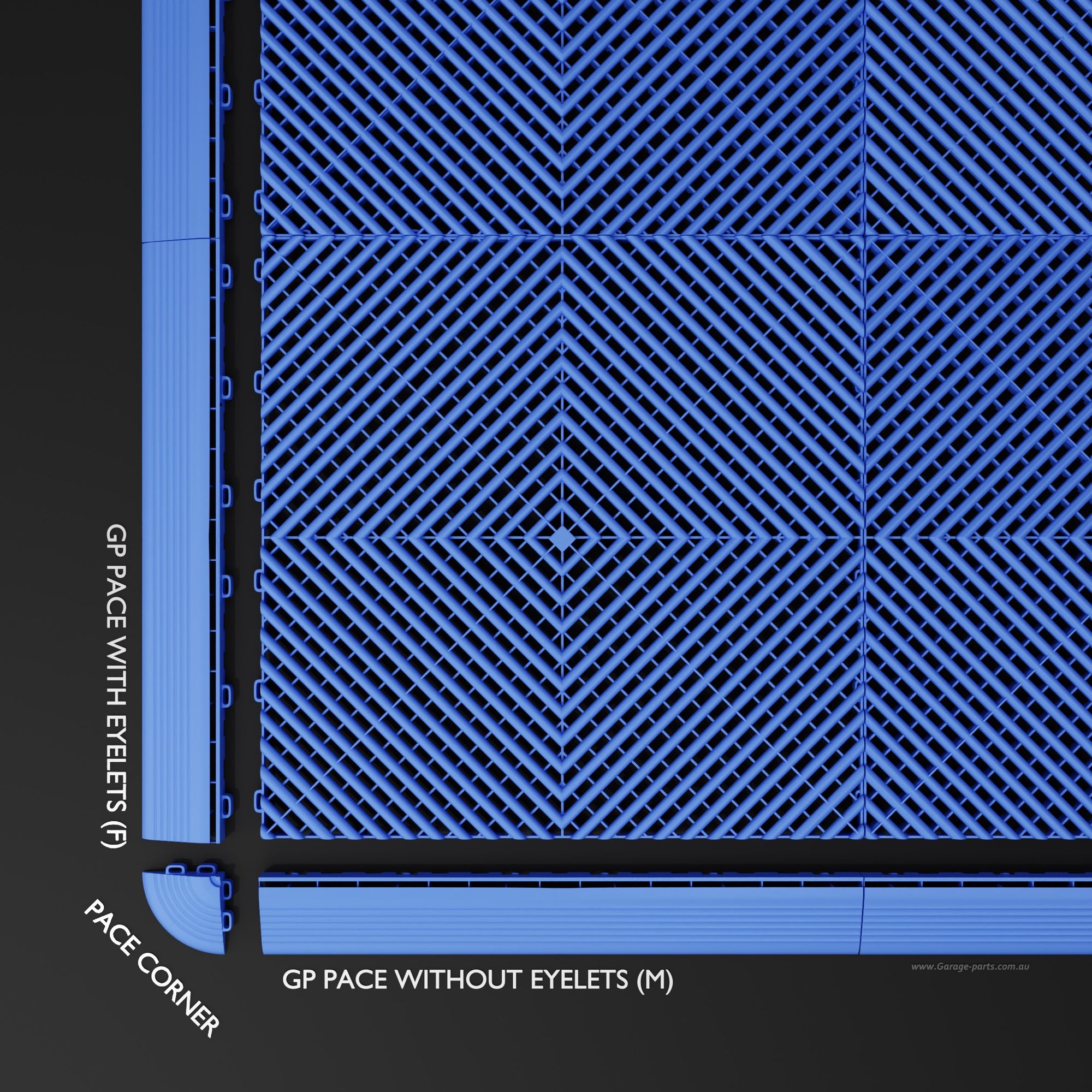 GP FLOOR PACE Corner Blue