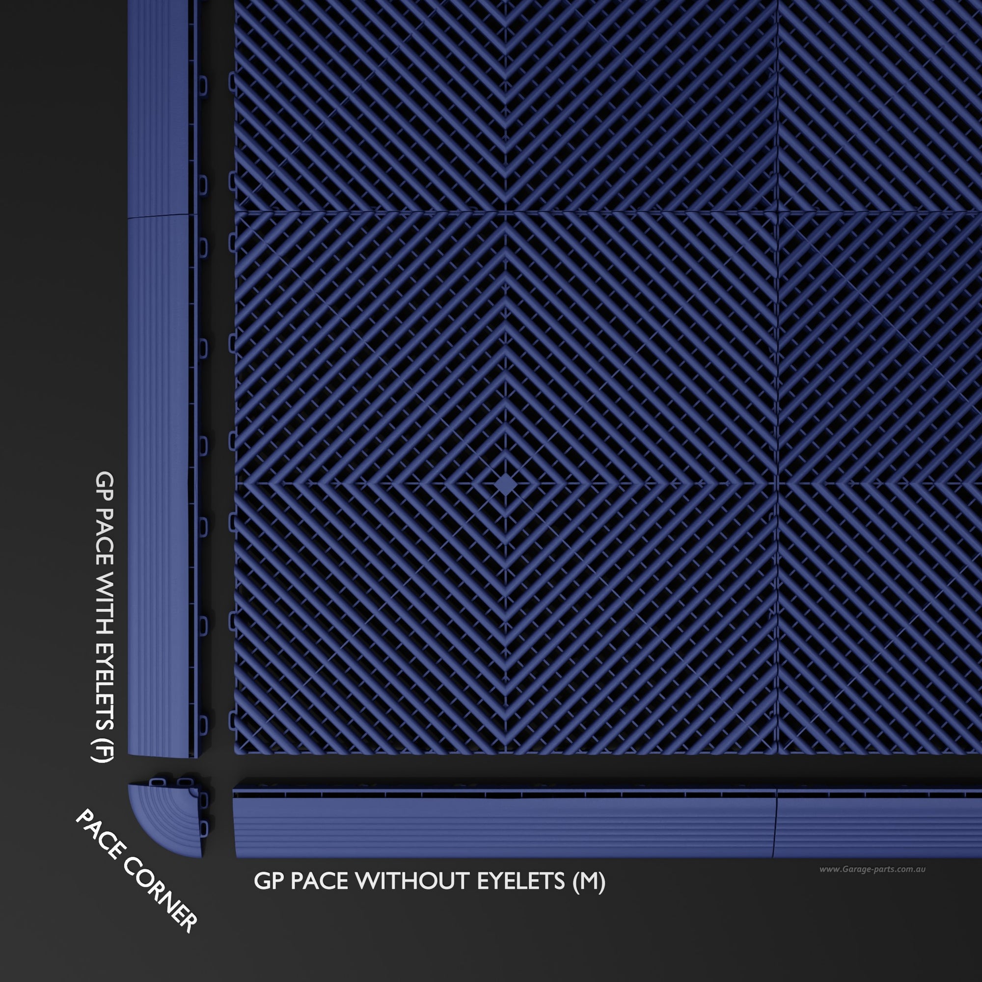 GP FLOOR PACE Corner Navy Blue