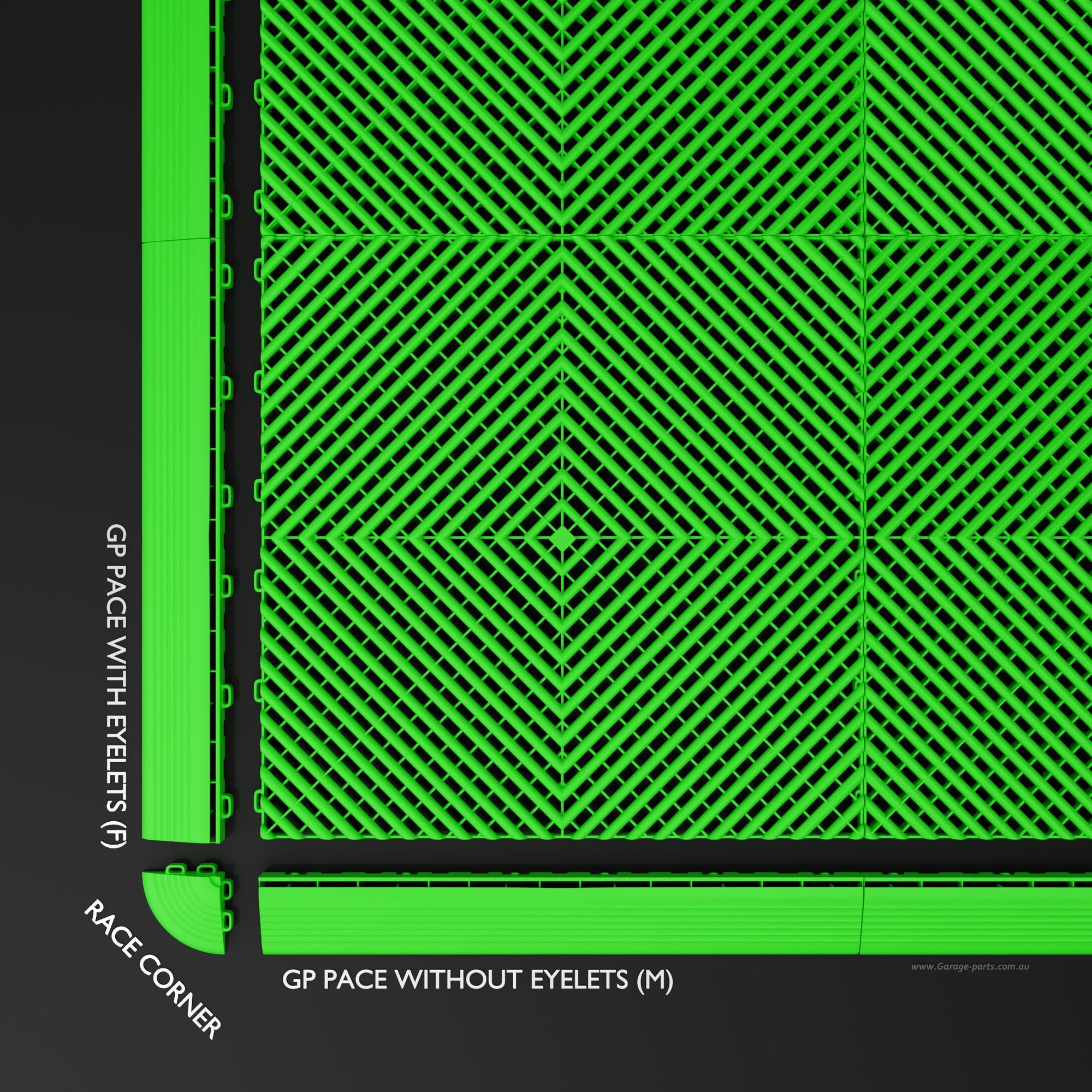 GP FLOOR PACE Corner Green