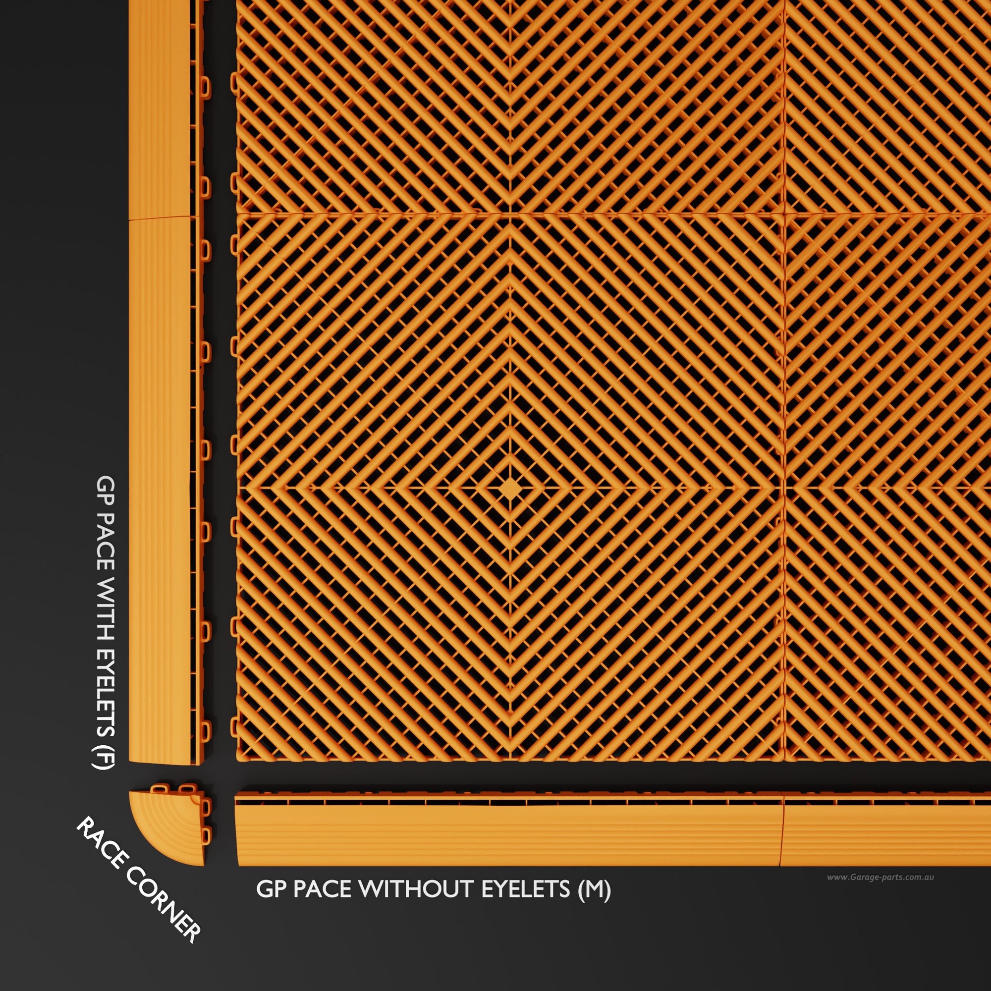 GP FLOOR PACE Corner Orange