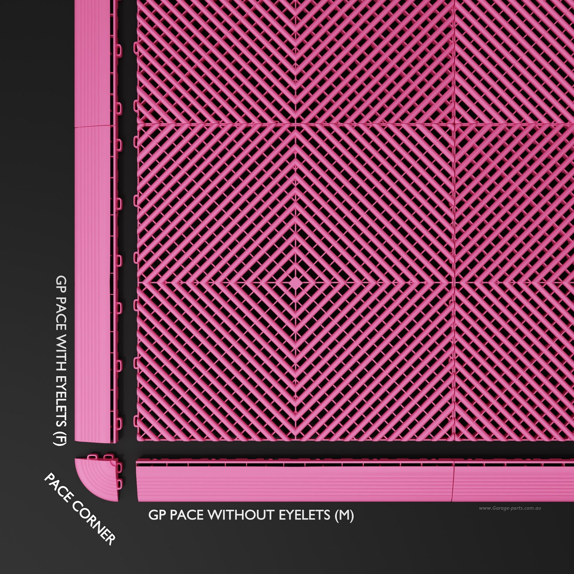 GP FLOOR PACE Edge Pink