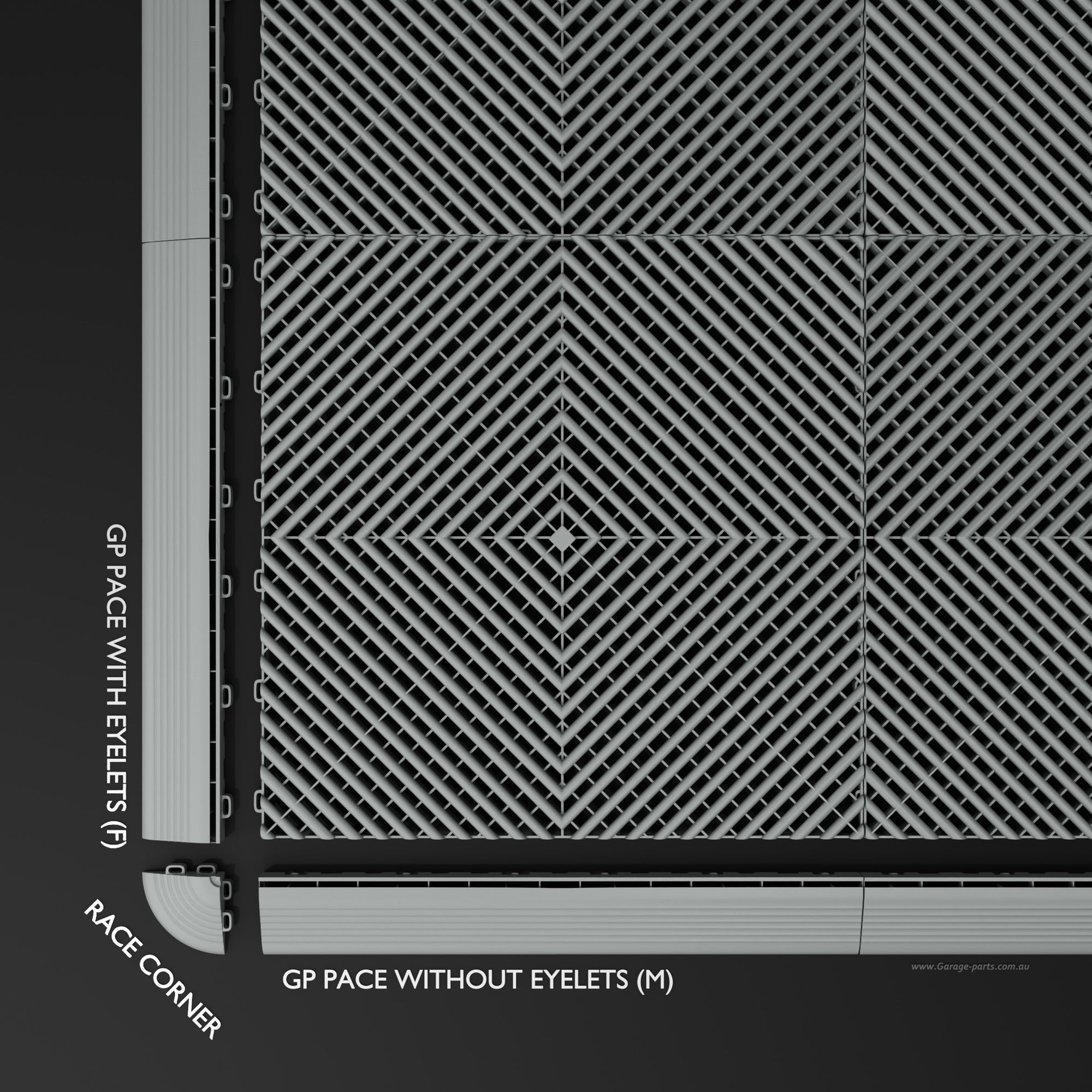 GP FLOOR PACE Edge Light Grey