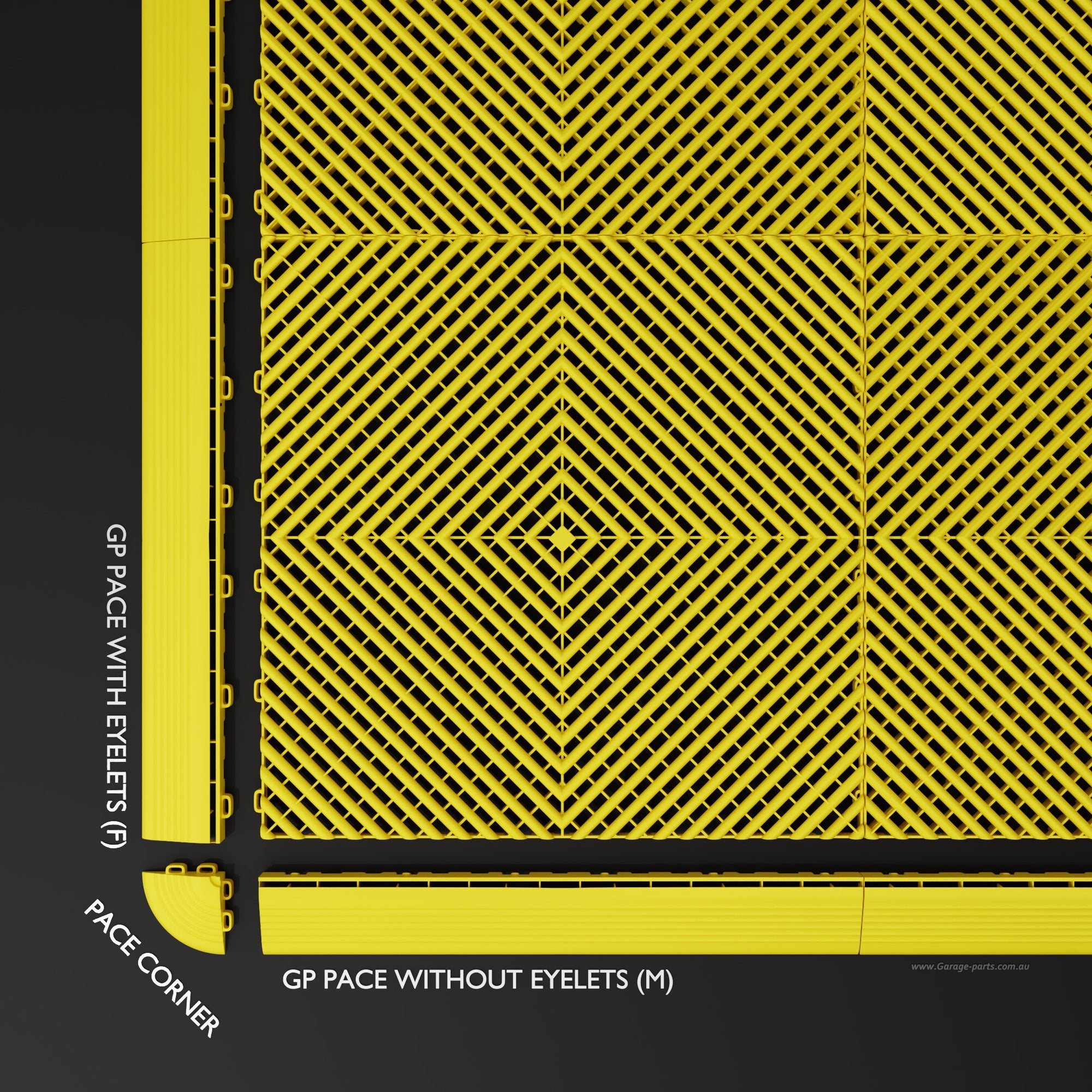 GP FLOOR PACE Corner Yellow