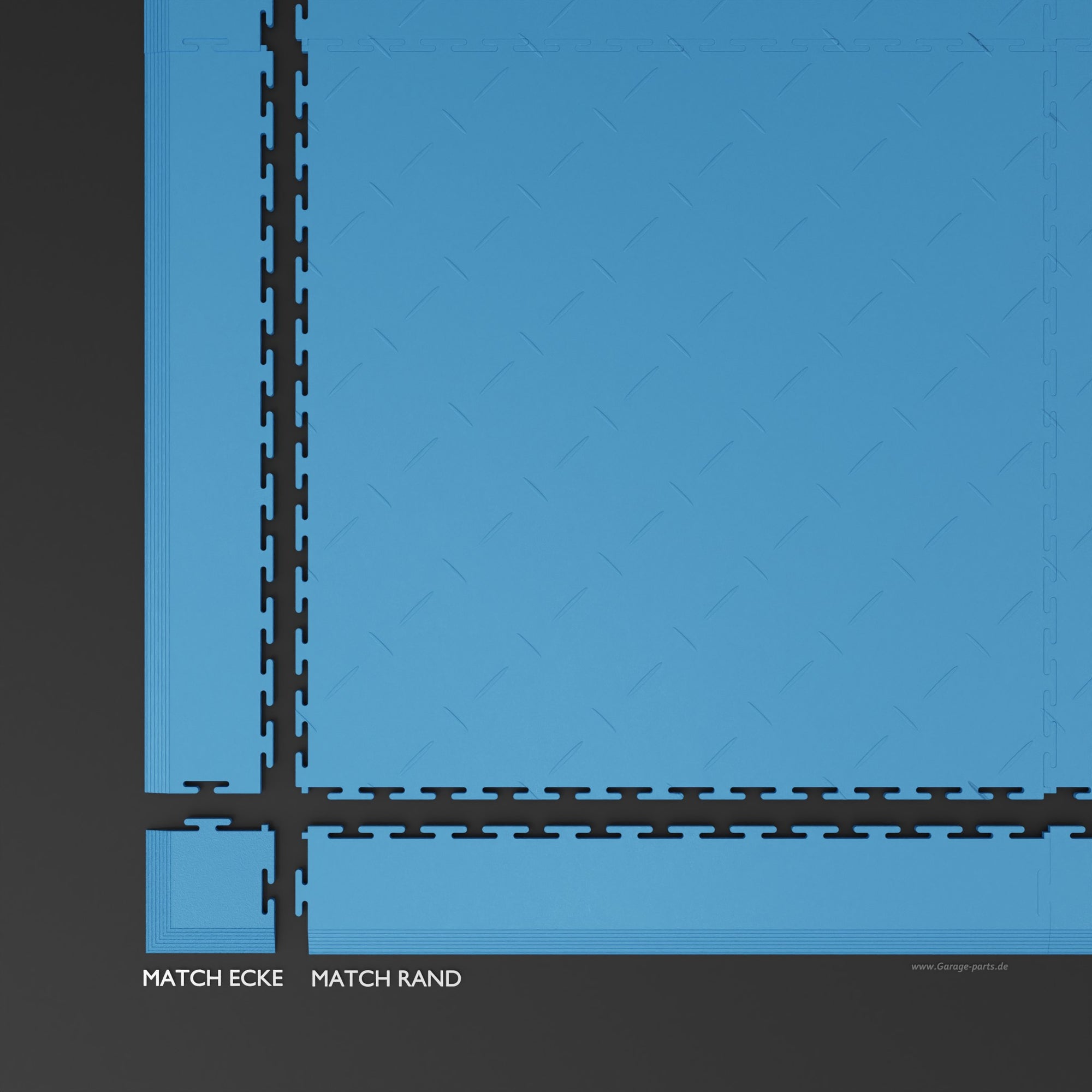 GP FLOOR MATCH Edge Blue