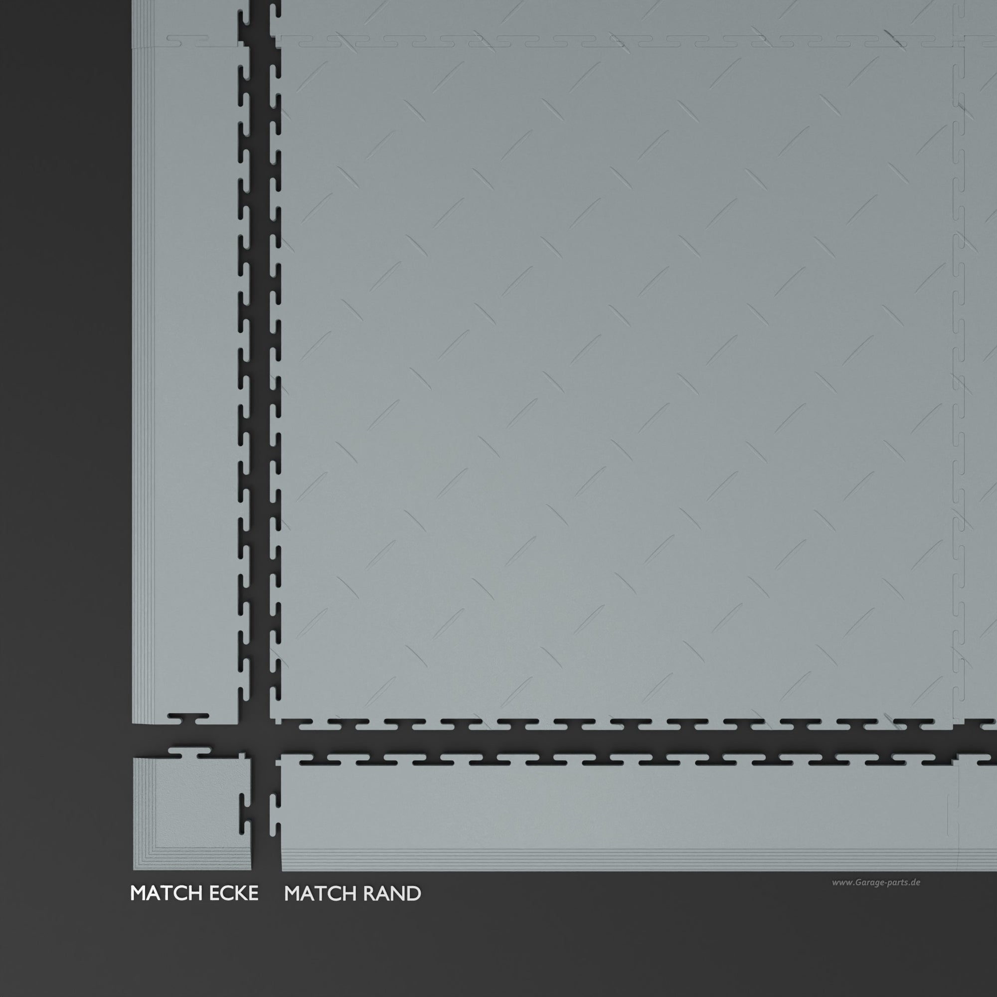 GP FLOOR MATCH Corner Light Grey