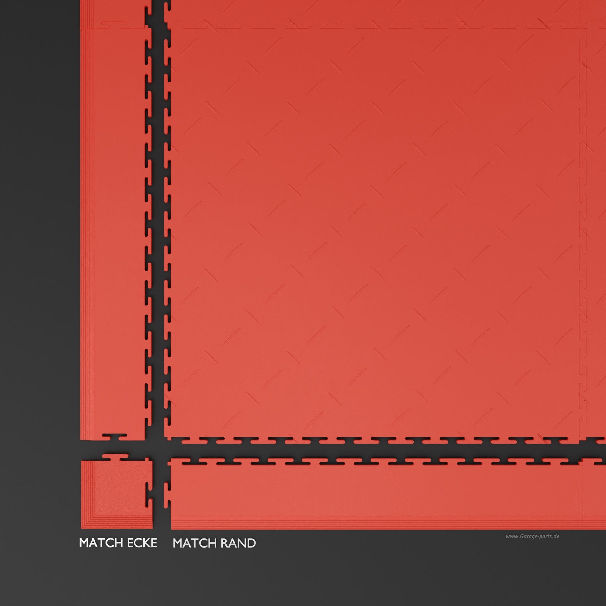 GP FLOOR MATCH Edge Red